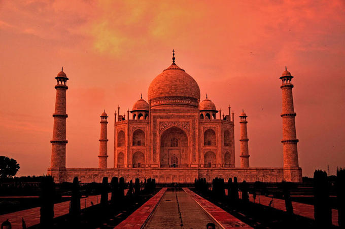 7 de los mejores atardeceres del mundo: Taj Majal